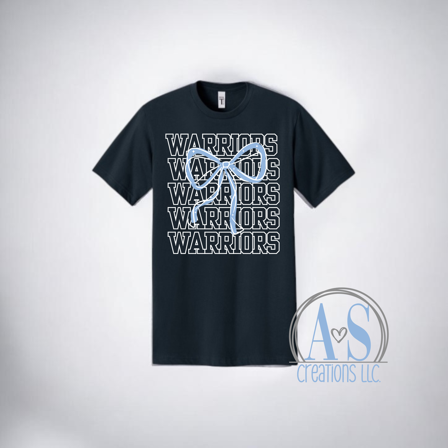 Warriors Stacked Bow Tees