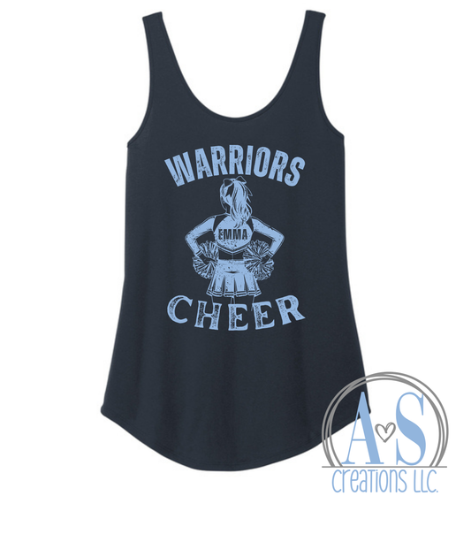 Warriors Cheerleader Custom Tank