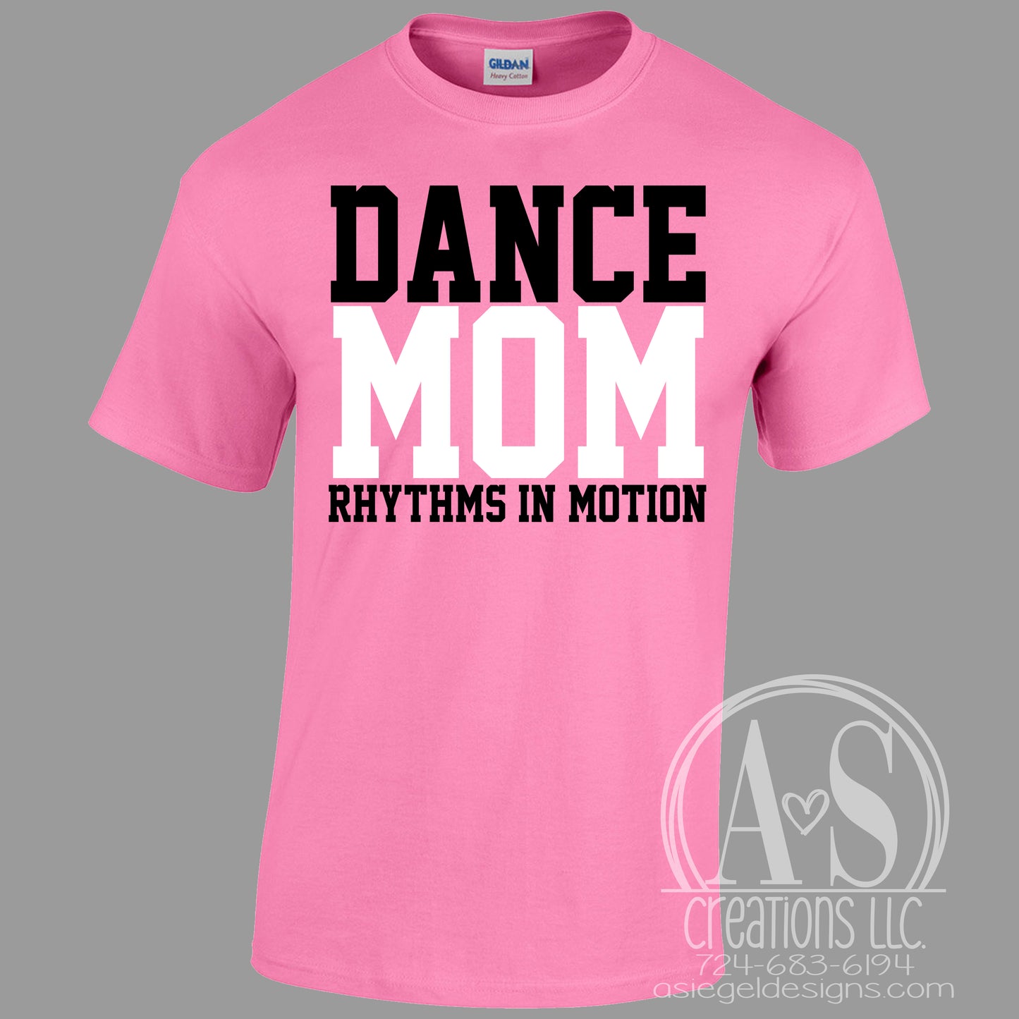 Dance Mom Block Tee - Pink