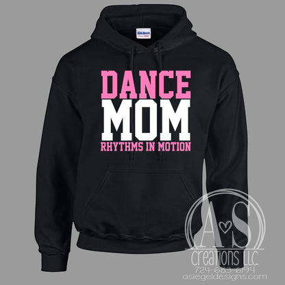Dance Mom Block Hoodie - Black