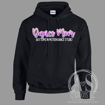Dance Mom Gradient Hoodie - Black