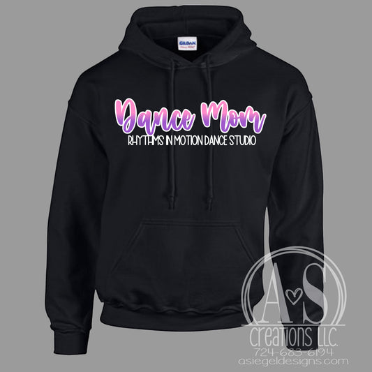 Dance Mom Gradient Hoodie - Black