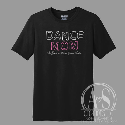 Dance Mom Outline Tee - Black