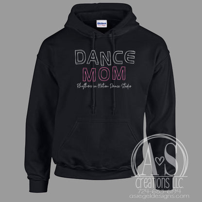 Dance Mom Outline Hoodie - Black