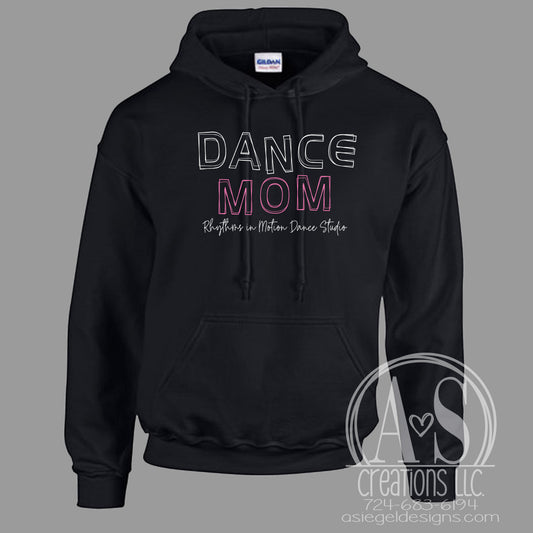 Dance Mom Outline Hoodie - Black