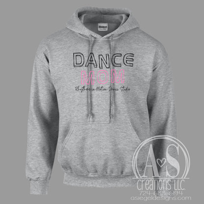 Dance Mom Outline Hoodie - Sport Grey