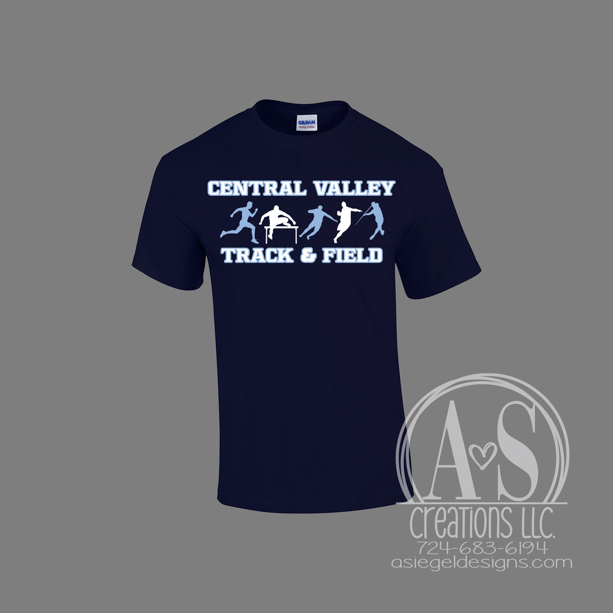 Central Valley Track & Field -Navy