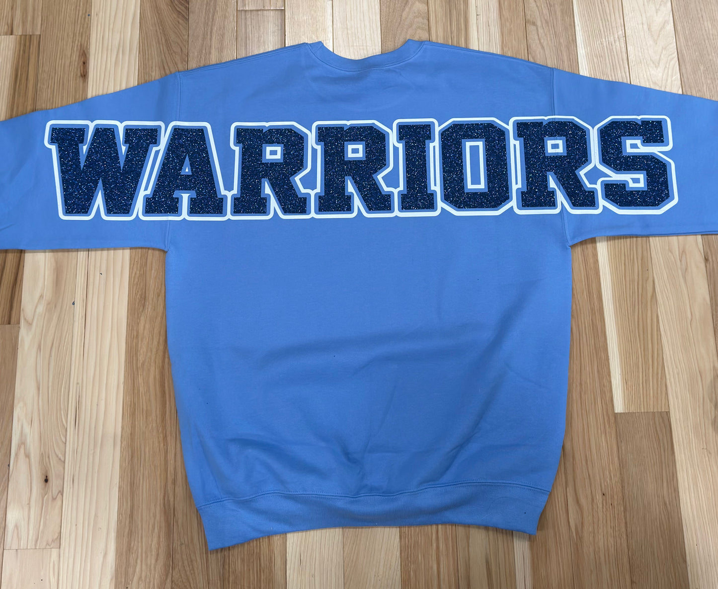 Warriors Glitter Big Back Sweatshirt