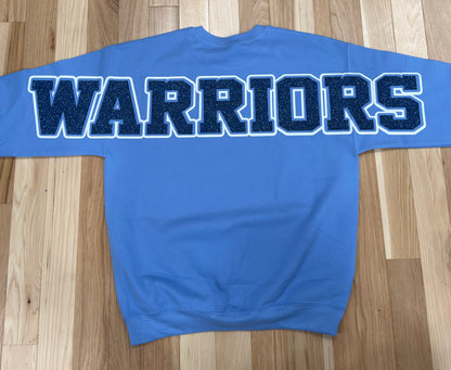 Warriors Glitter Big Back Sweatshirt