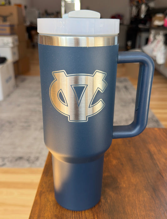 40oz CV tumbler - Navy Blue