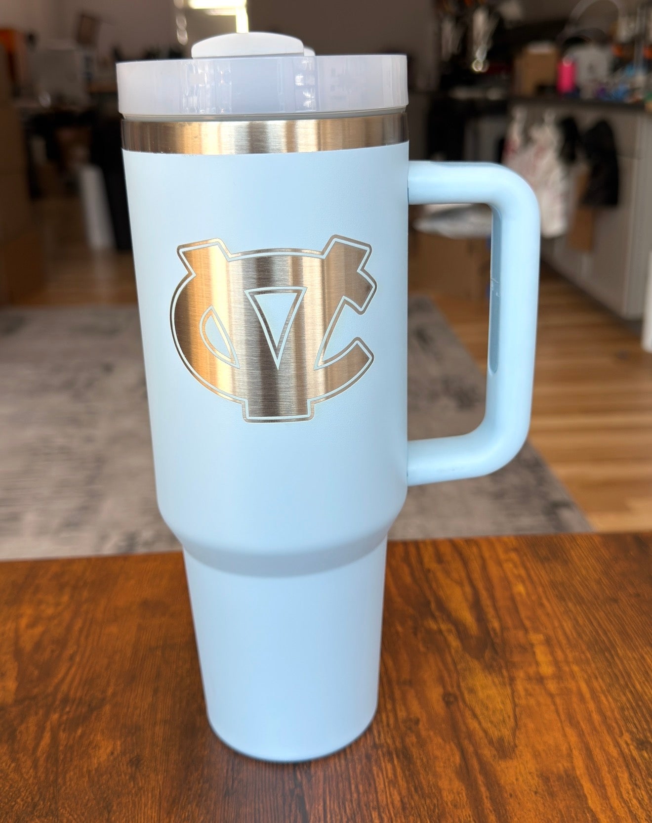 40oz CV tumbler - Light Blue