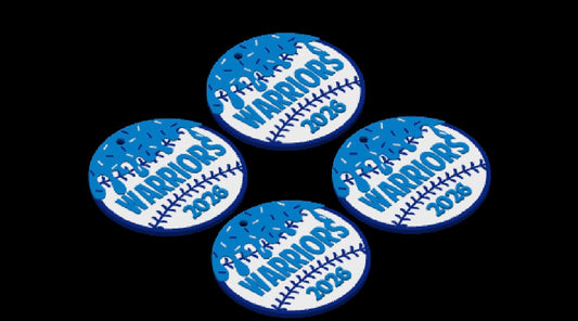 Ice cream drip bag tag- baseball