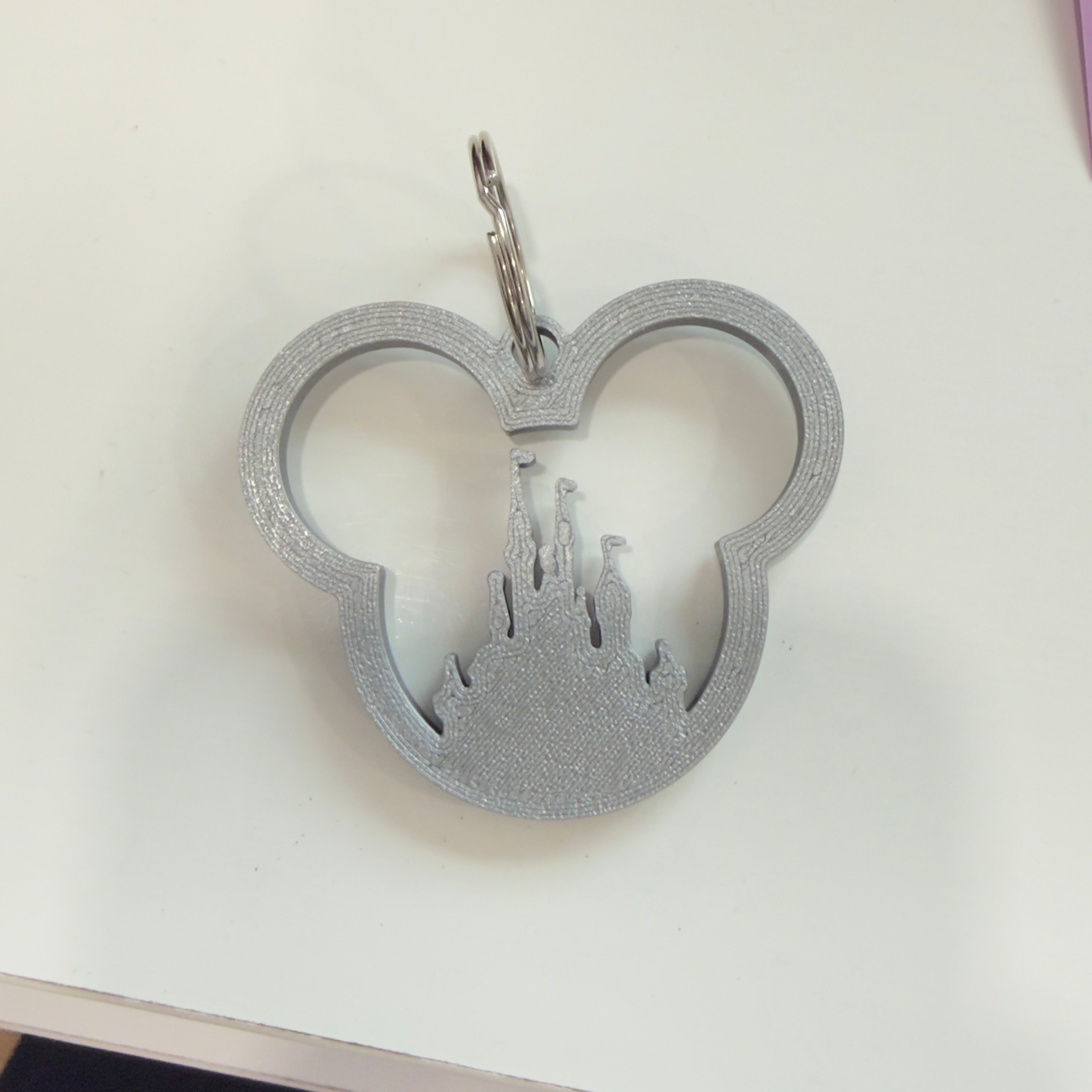 3D Printed Castle Keychain – ASCREATIONS LLC