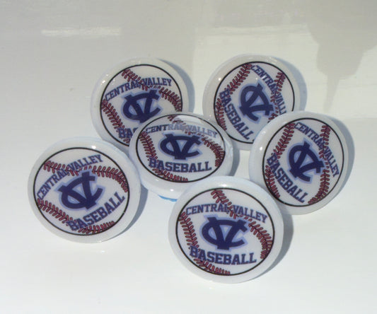 Central Valley Baseball Croc Charms