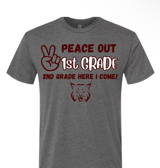 Peace Out end of year shirts-Beaver