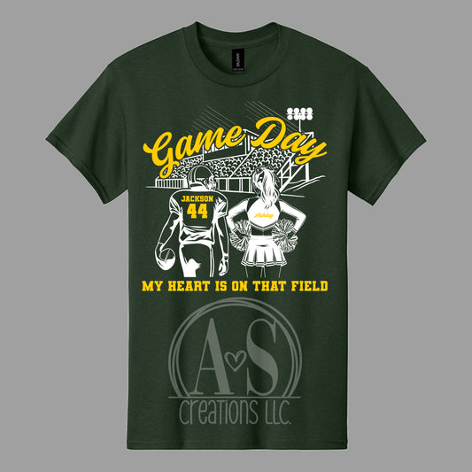 Game Day Football/Cheer - Forest Green