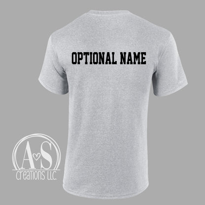 Dance Mom Outline Tee - Sport Grey