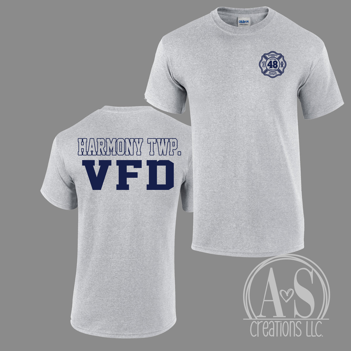 Harmony Twp. VFD - Sport Grey - YOUTH