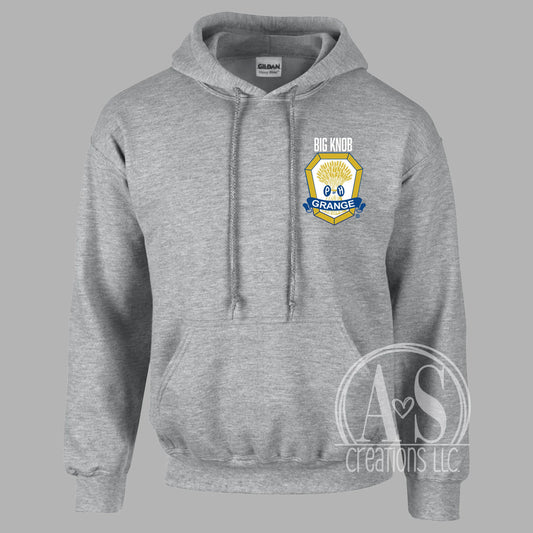 Big Knob Grange Hoodie - grey