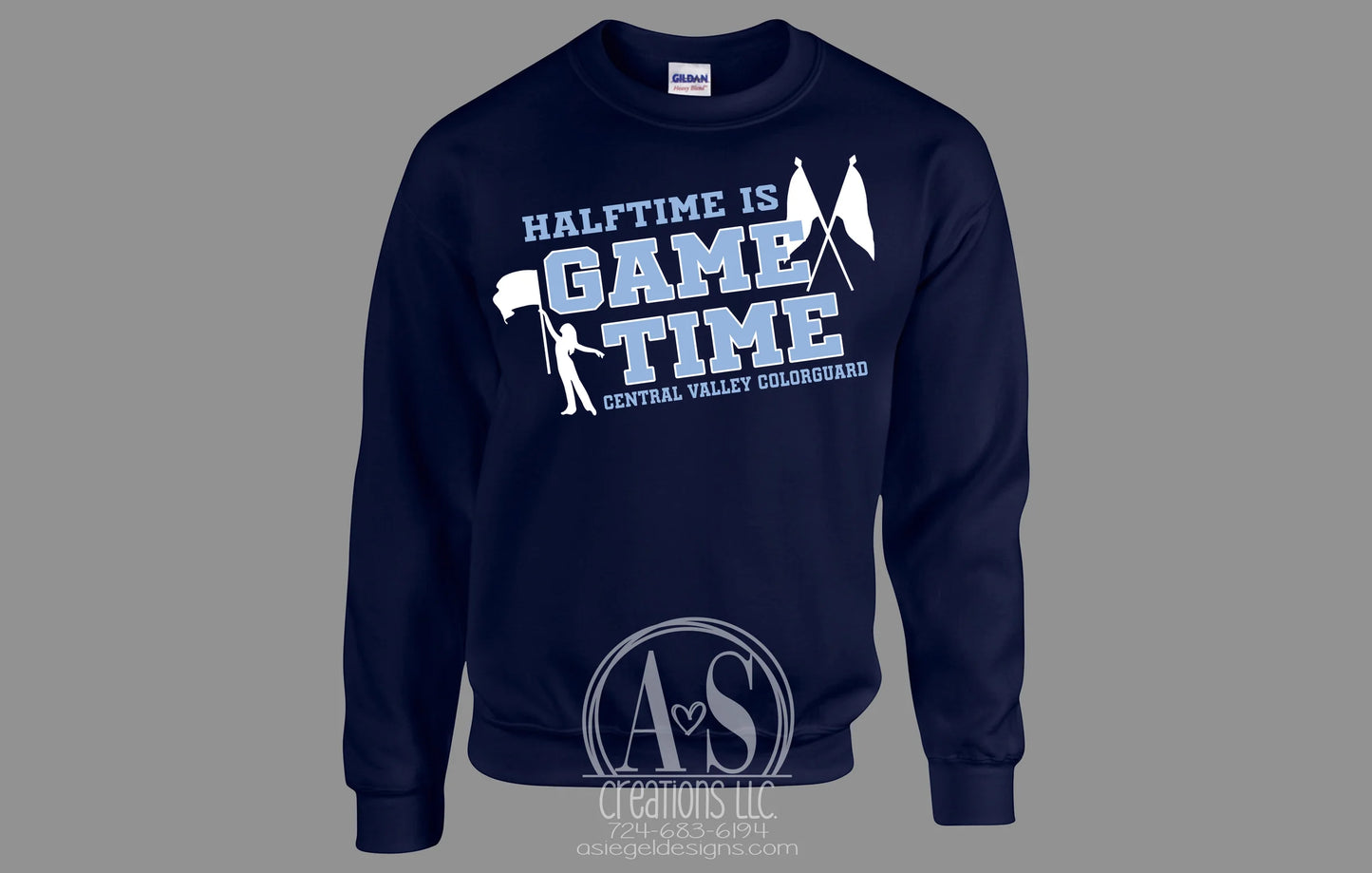 Halftime is Gametime -Colorguard