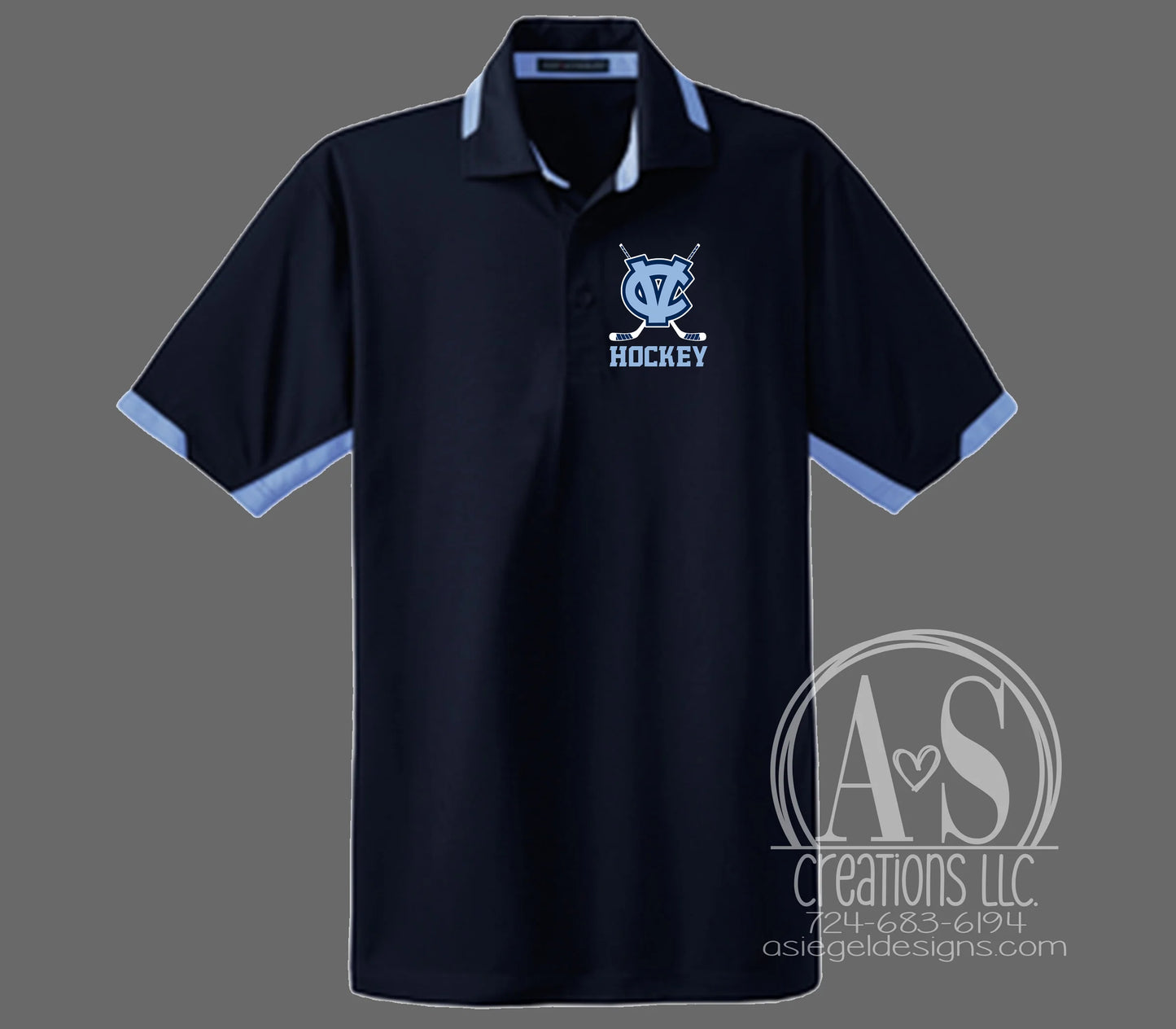 CV Colorblock Polo -Hockey