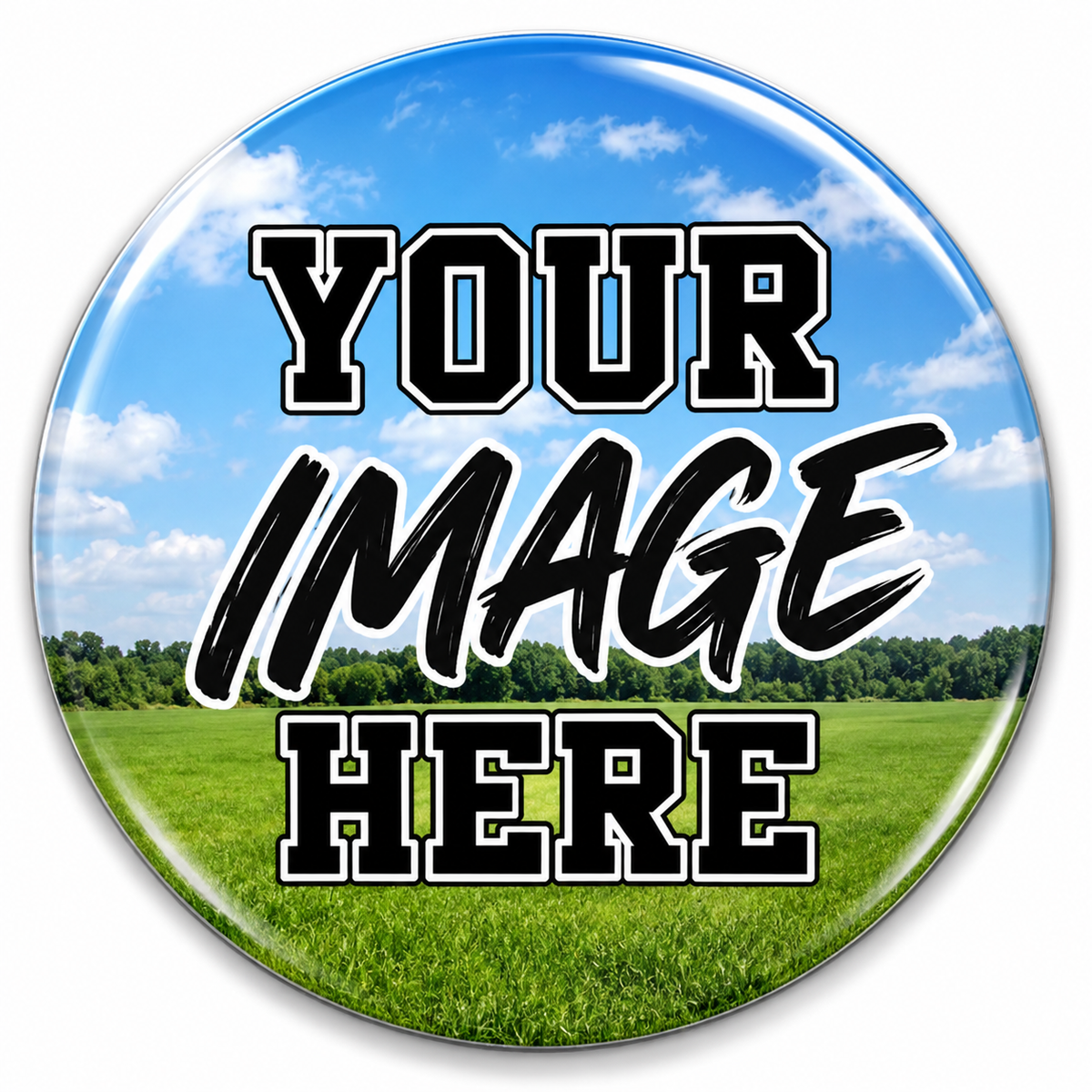 Custom photo buttons 2.25”