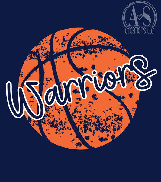 Warriors Basketball - Navy