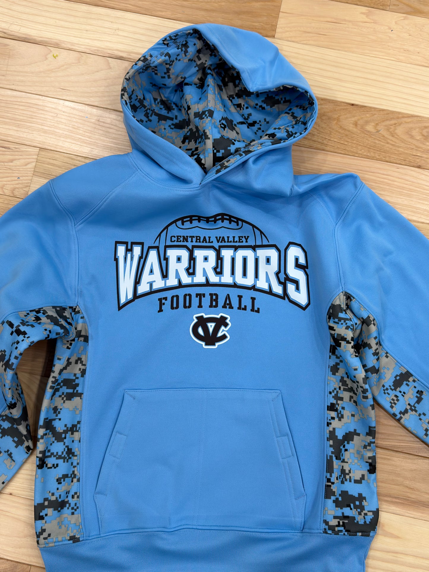 Warriors Football Digital Camo Hoodie Preorder