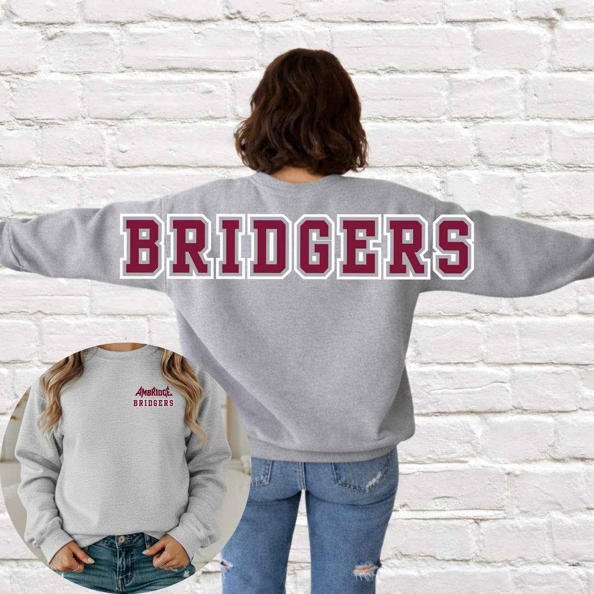 Bridgers GLITTER Big Back Sweatshirt