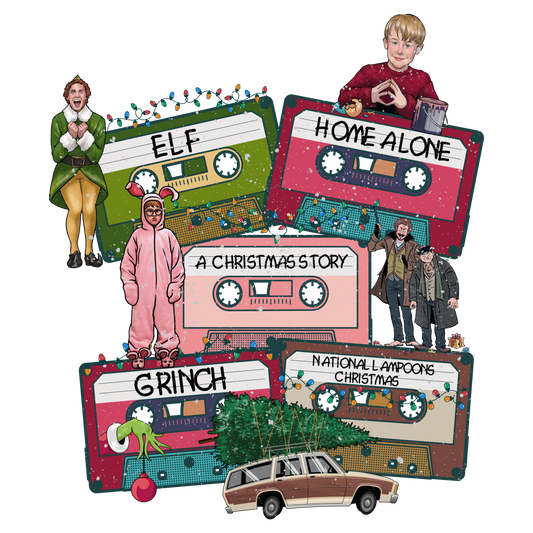 Christmas Vintage Cassette Tapes