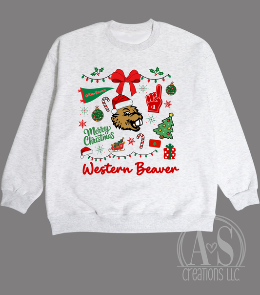 Western Beaver Holiday Spirit- Ash Grey