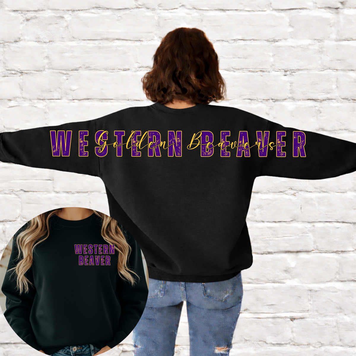 Western Beaver Golden Beavers- black