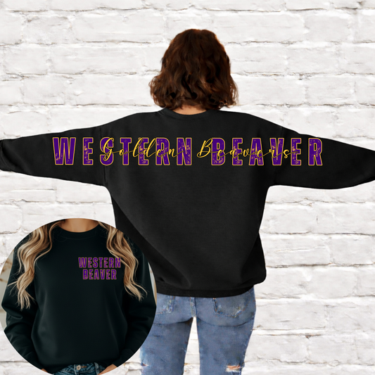 Western Beaver Golden Beavers- black