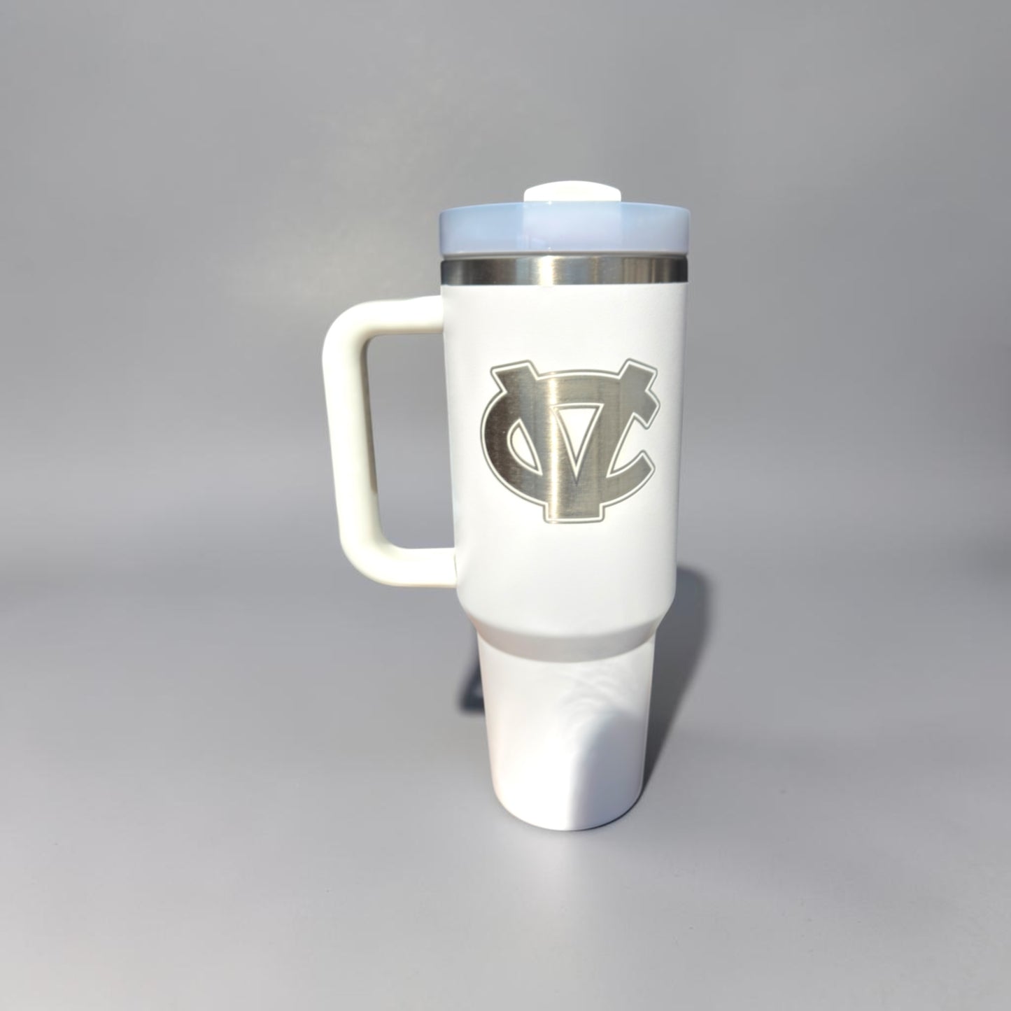 White 40oz CV tumbler