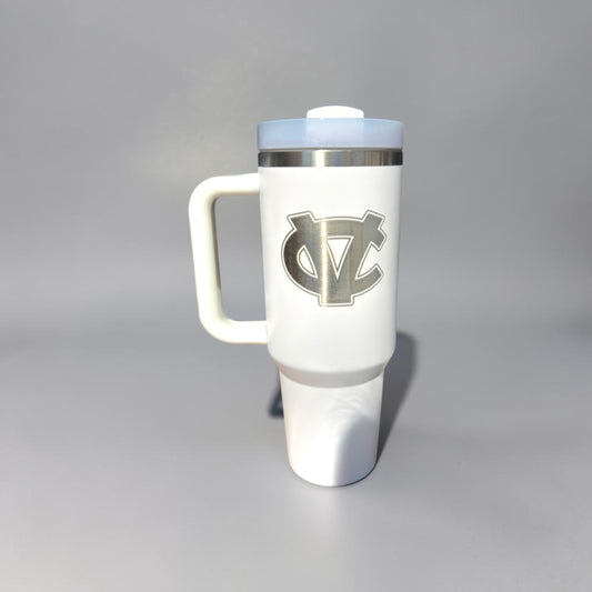 White 40oz CV tumbler