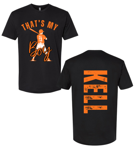 That’s my boy- baseball