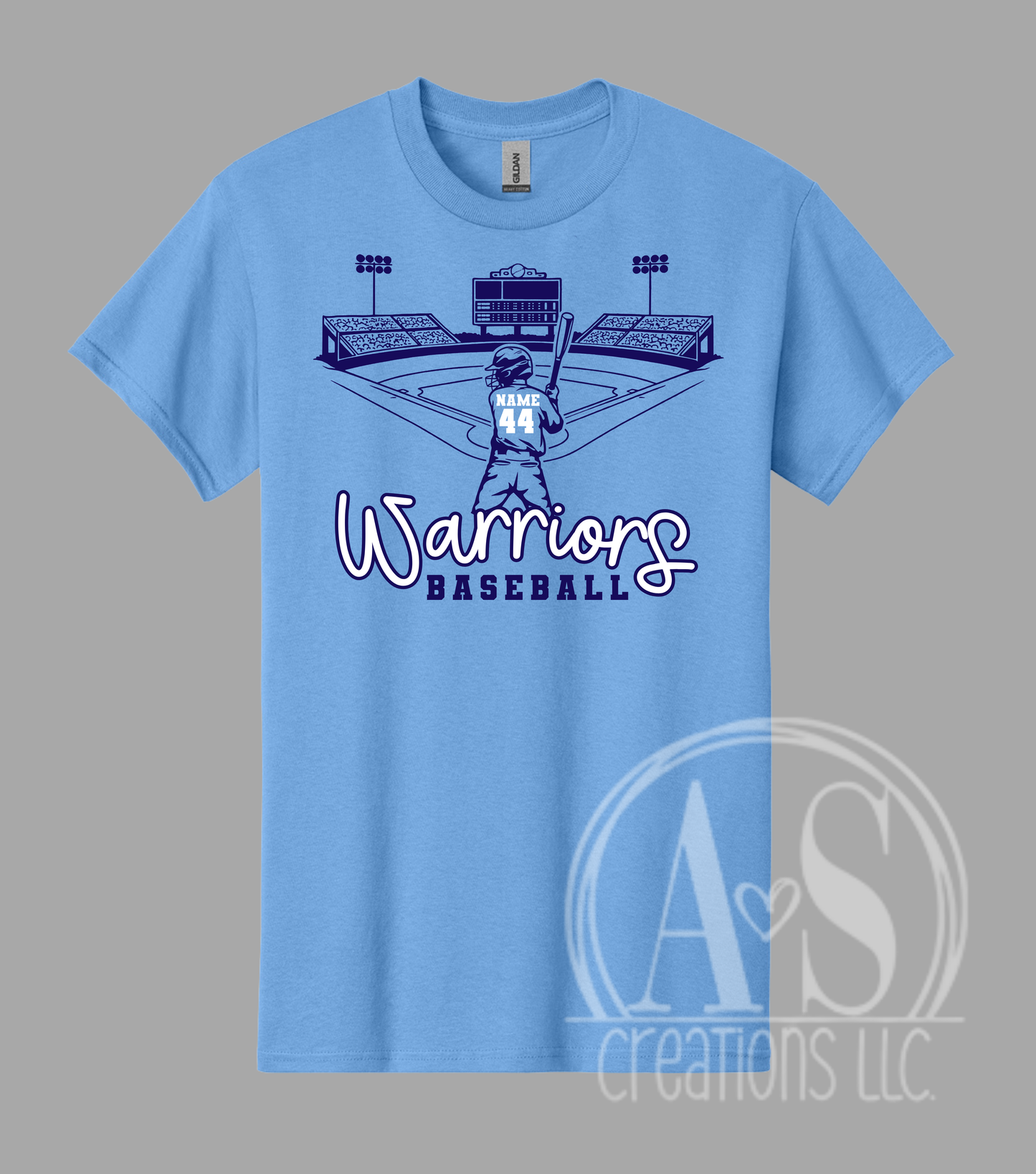 Warriors baseball stadium tee