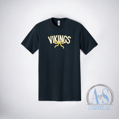 Vikings Bow Tees -YOUTH