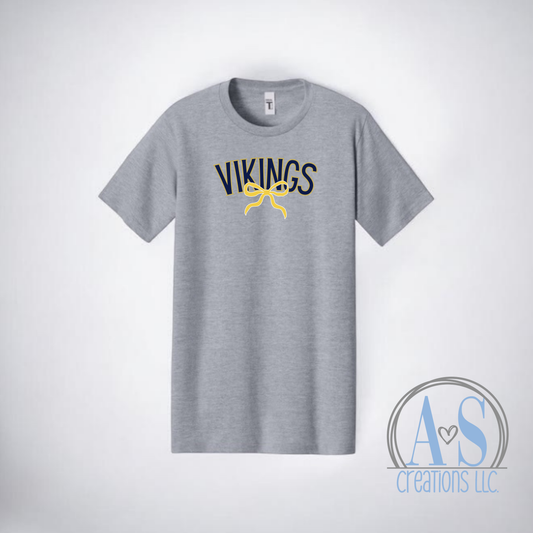 Vikings Bow Tees -YOUTH