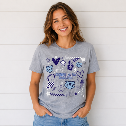 Warriors football spirit - Sport Grey