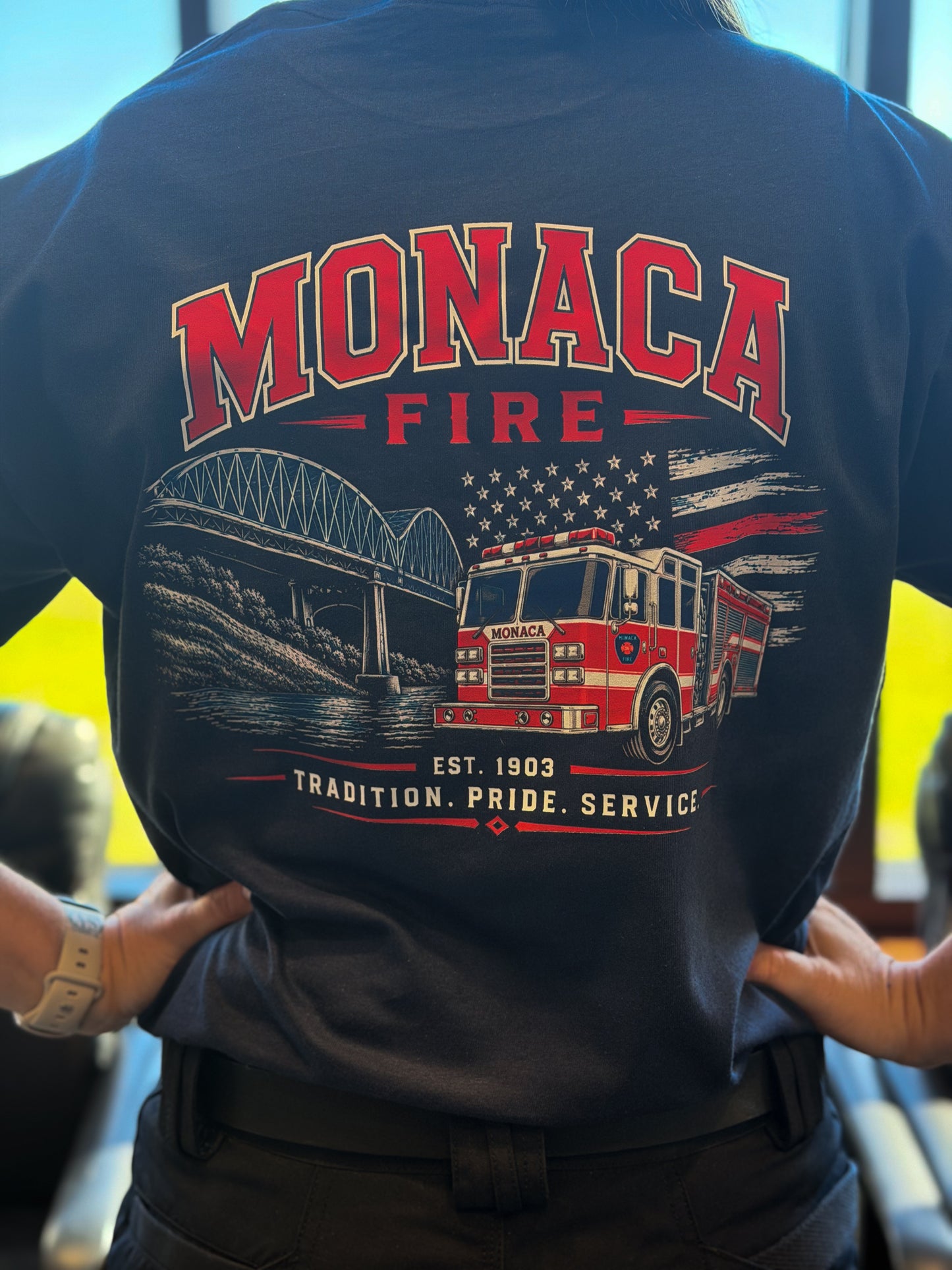 Monaca Fire Scene