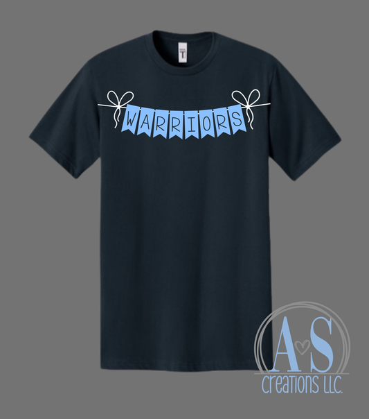 Warriors Banner - Navy