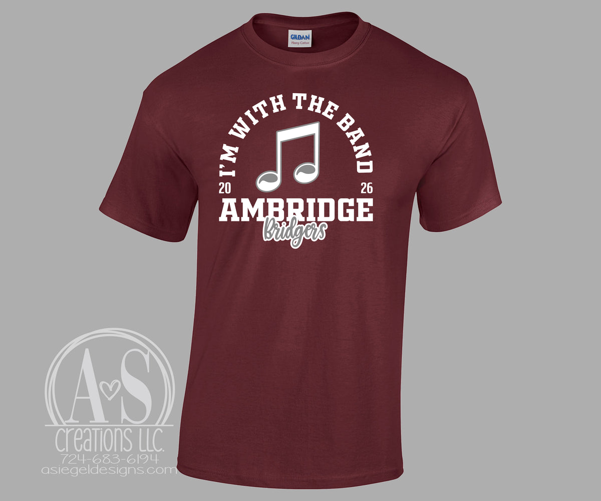 I'm with the band Note - Maroon