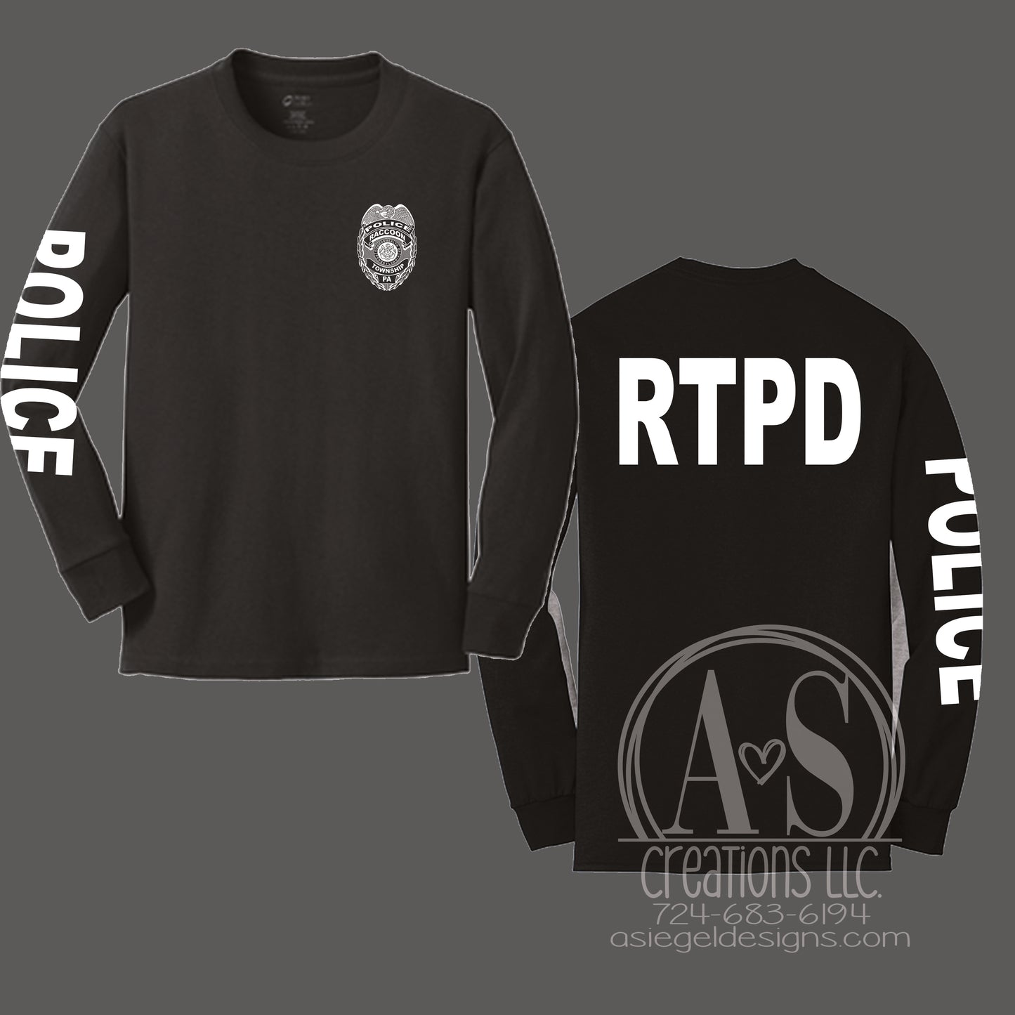 RTPD - Black Long Sleeve Options