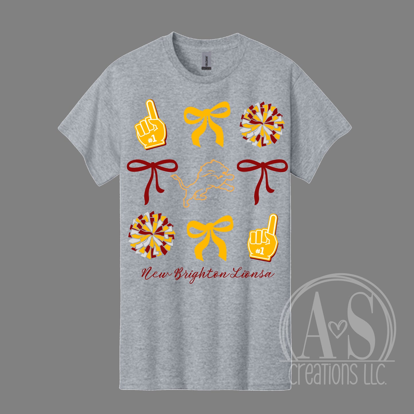Lions Spirit Tee - Sport Grey