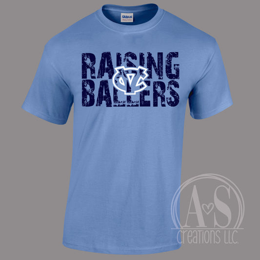 Raising Ballers Carolina Blue Tee