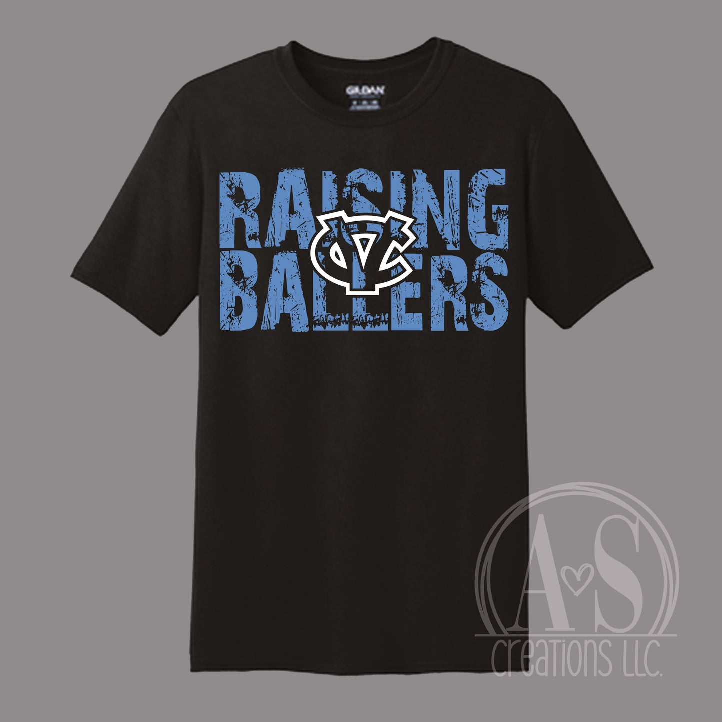 Raising Ballers Black Tee