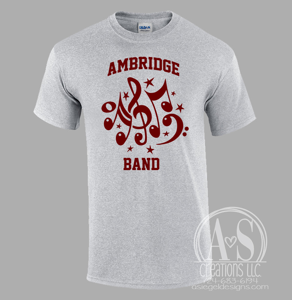 Ambridge Band Music Notes - Sport Grey