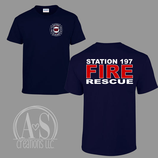 STATION 197 FIRE RESCUE - NAVY BLUE