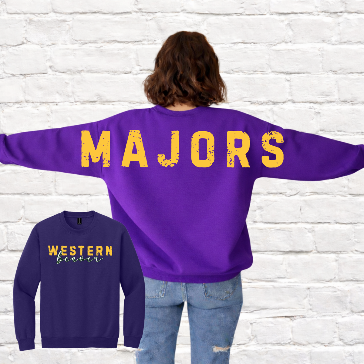 Western Beaver Custom Sweatshirt